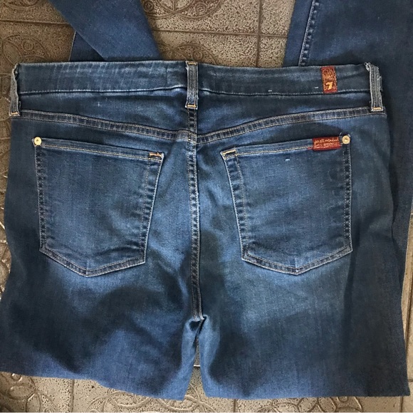 7 For All Mankind ‘the ankle skinny’ Jeans - Size 31 - Picture 3 of 6